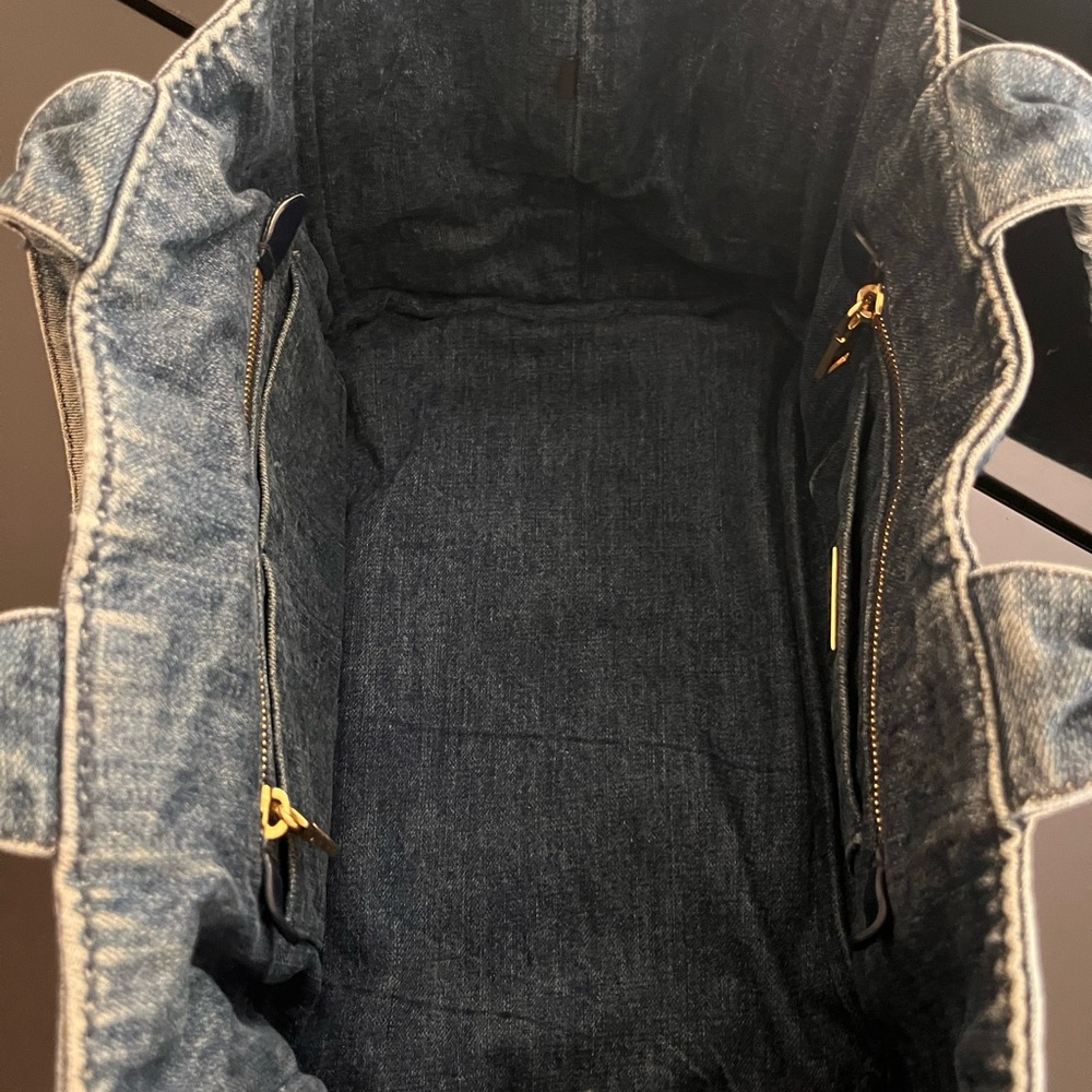Prada Blue Denim Tote Bag - Picture 6 of 16